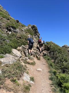 Biggest climb of the day up towards Start Point